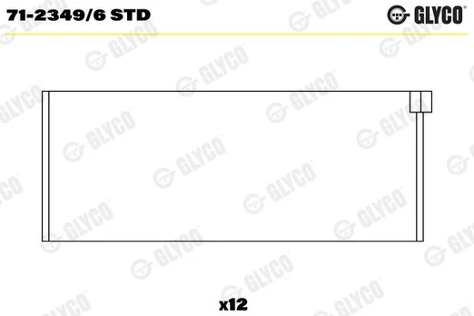 Guoliai dideliu galu GLYCO 71-2349/6STD