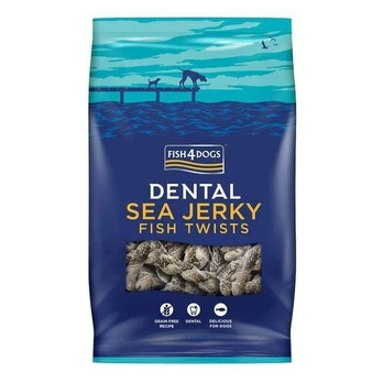 F4D skanėstas šunims Sea Jerky Fish Twists, 100 g