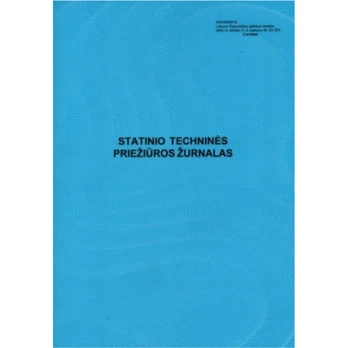 Statinio techninės priežiūros žurnalas 0720-045 | 7171