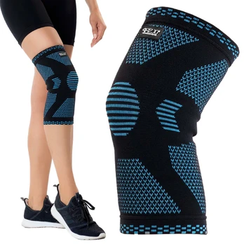 4Fizjo Elastinė kelio atrama XXL mėlyna