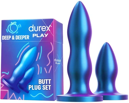 Durex Play Deep & Deeper komplektas korków analnych