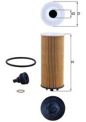 Alyvos filtras MAHLE OX1238D