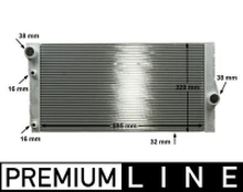 Variklio radiatorius MAHLE CR 1147 000P kaina
