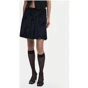 Desigual Mini sijonas Flock 25WWFW10 Juoda Regular Fit
