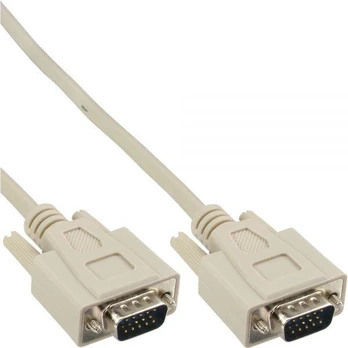 Kabelis InLine D-Sub (VGA) - D-Sub (VGA) 10m balta (17712E)