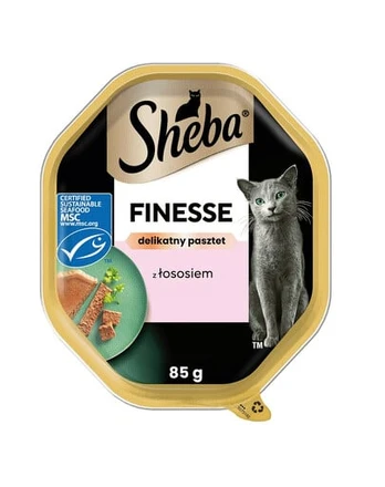 SHEBA Finesse 85 g lašišos paštete