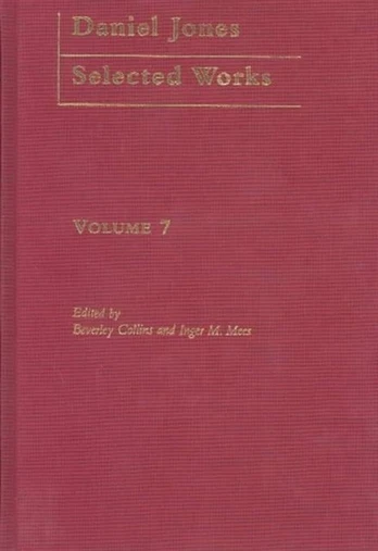 Daniel Jones, Selected Works: Volume VII