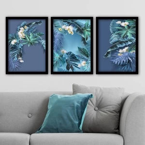 Sienos dekoracija Wallity 3SC93, 35 cm x 45 cm, 3 vnt.