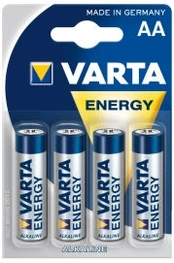 Elementai VARTA ENERGY, AA, šarminiai, 4 vnt