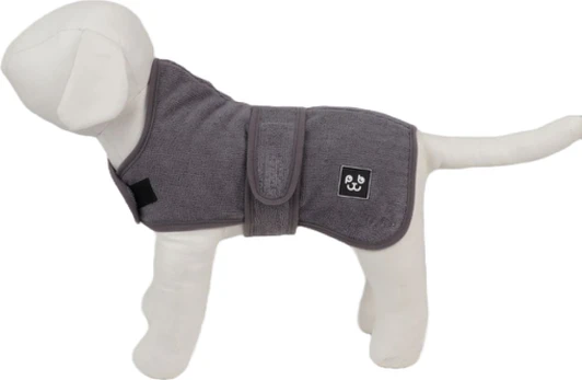 Peppy Buddies Peppy Buddy - Bathrobe XXS, Grey 25 cm