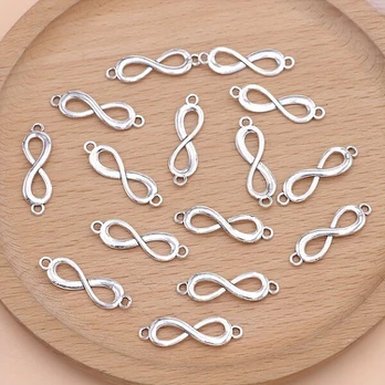 Papuošalų jungtys, 15pcs Infinity