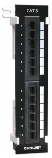 Intellinet 560269 Patch Panel naścienny Cat6 UTP 12x RJ45