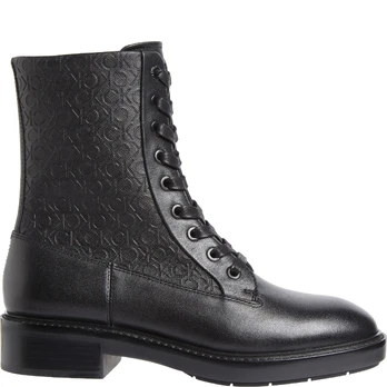 Aulinukai moterims, Juoda, Flat combat boot mono mix