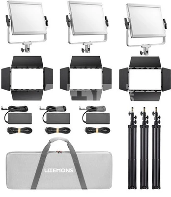 Godox Litemons LP600Bi Bi color LED Light Panel 3 light kit
