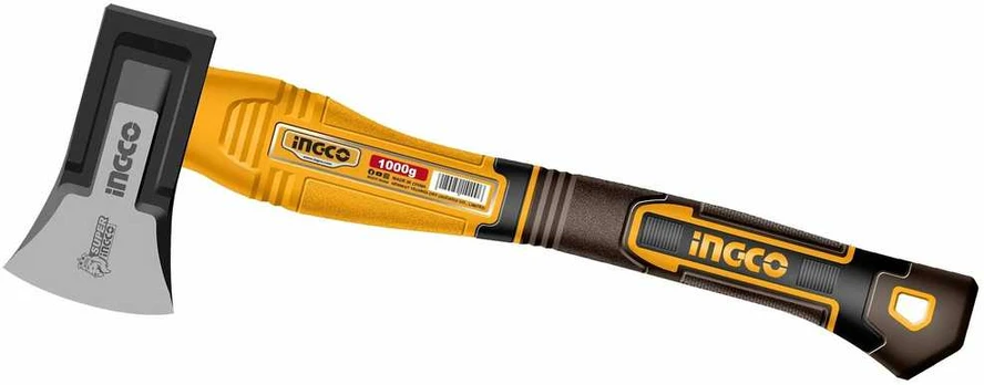 Ingco HAX0811000F Axe 1000g fibreglass, forged head