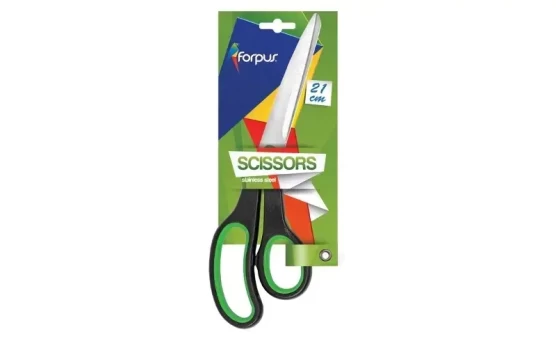 Žirklės Forpus, 21cm, gumuotos 1110-005