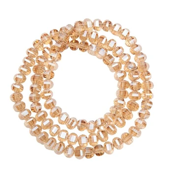 Kristaliniai karoliukai, Champagne color pcs50