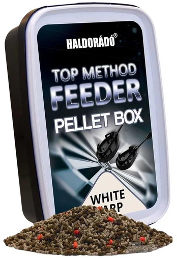 Peletės Haldorado Top Method Feeder Pellet Box 400g - Baltas Carp