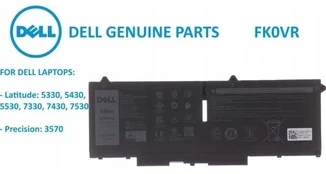 Dell 54Whr Lithium-ion primary battery for Latitude laptops