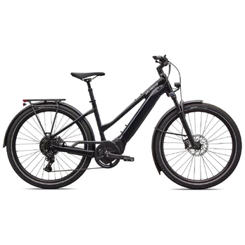 Specialized Turbo Vado 4.0 Step-Through elektrinis dviratis | Gloss Castblack - Satin Silver, XL