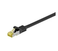 MicroConnect S / FTP CAT7 1.5m Juodas LSZH - SFTP7015S