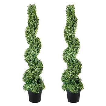 Dirbtiniai bugieniai medžiai 120 cm (2 vnt.)