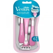 Skustuvas Gillette Venus Sensitive, 6 vnt kaina