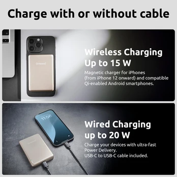 POWER BANK USB 10000MAH MAG/CHAMPAGNE 7344031 INTENSO