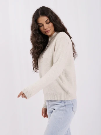 Italy Moda Sweter-IR-SW-K17003.99-jasny smėlio spalva