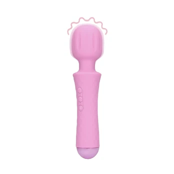 Loveline Mini Wand Massager Exotic Fuchsia - Compact Portable Model