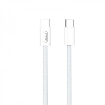 XO cable NB-Q260B PD USB-C - USB-C 1,5m baltas 60W