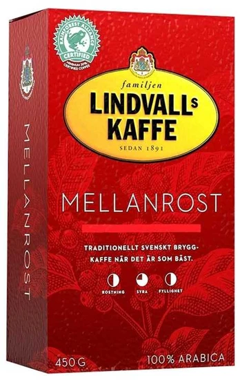 LINDVALL'S MELLANROAST malta kava, 450 g