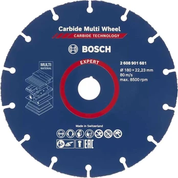 Bosch Carbide Multi Wheel 180x25.40mm