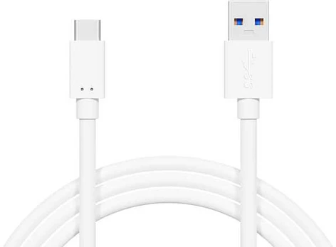 USB 3.0 A - USB-C jungtis 0,5 m balta BLISTER