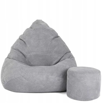 Sėdmaišis su pufu Pufy, pilkas