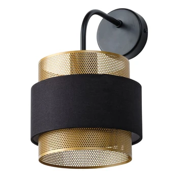 OSRAM sieninis šviestuvas Decor Hornet, 1 lemputė, juodas/auksinis, E27