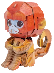 MAKEBUG 3D popierinė delionė Golden Monkey, MB-D-0043 kaina