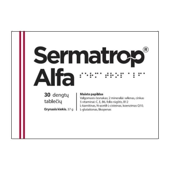 SERMATROP ALFA, 30 dengtos tab.