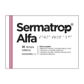 SERMATROP ALFA, 30 dengtos tab. kaina