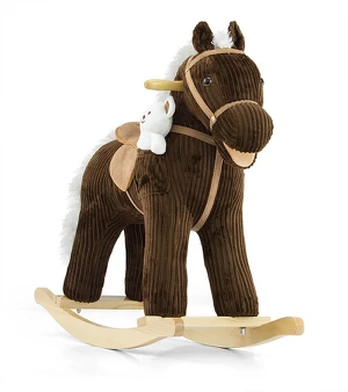 Pliušinis Supamasis Arkliukas Pony Su Meškiuku, Rudas