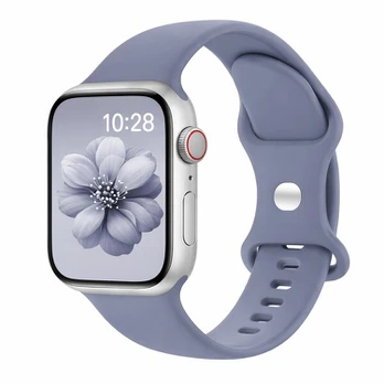 Apple Watch dirželis sportinis, silikoninis, 38–49 mm, 1 vnt.