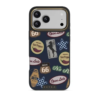 Open Late - iPhone 17 Pro Max Case, Elite Dark (MagSafe) / Gold