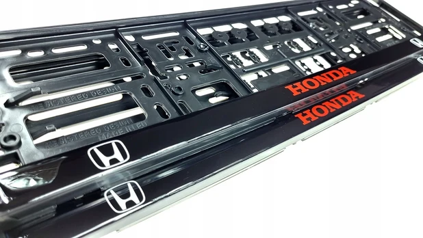 Honda želė rėmeliai numeriams, 2 vnt.