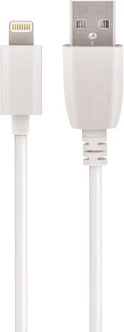 Setty USB Cable 1m 2,4A MFI Lightning baltas R
