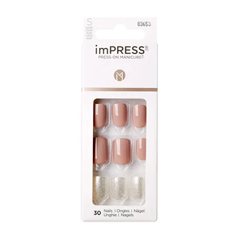 KISS Self-adhesive nails imPRESS Nails One More Chance 30 pcs Moterims