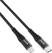 Kabelis USB InLine USB-C - Lightning 1 m Juodas (31450D)
