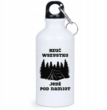 Ambition Metalinis bidonas 400 ml su vardu – kempingui, kelionėms