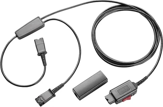 Kabelis Plantronics Y-Adapter Trainer Cord, with Microphone Mute Switch, juoda