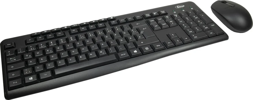Inter-Tech Tas KB-208-II Klaviatūra + Maus-Set, drahtlos