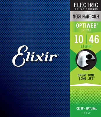 Eliksyras 19052 Optiweb Light - electric guitar strings (10–46)